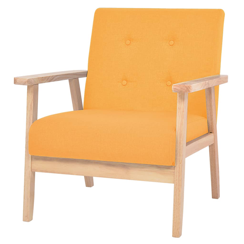 Fotoliu, galben, material textil