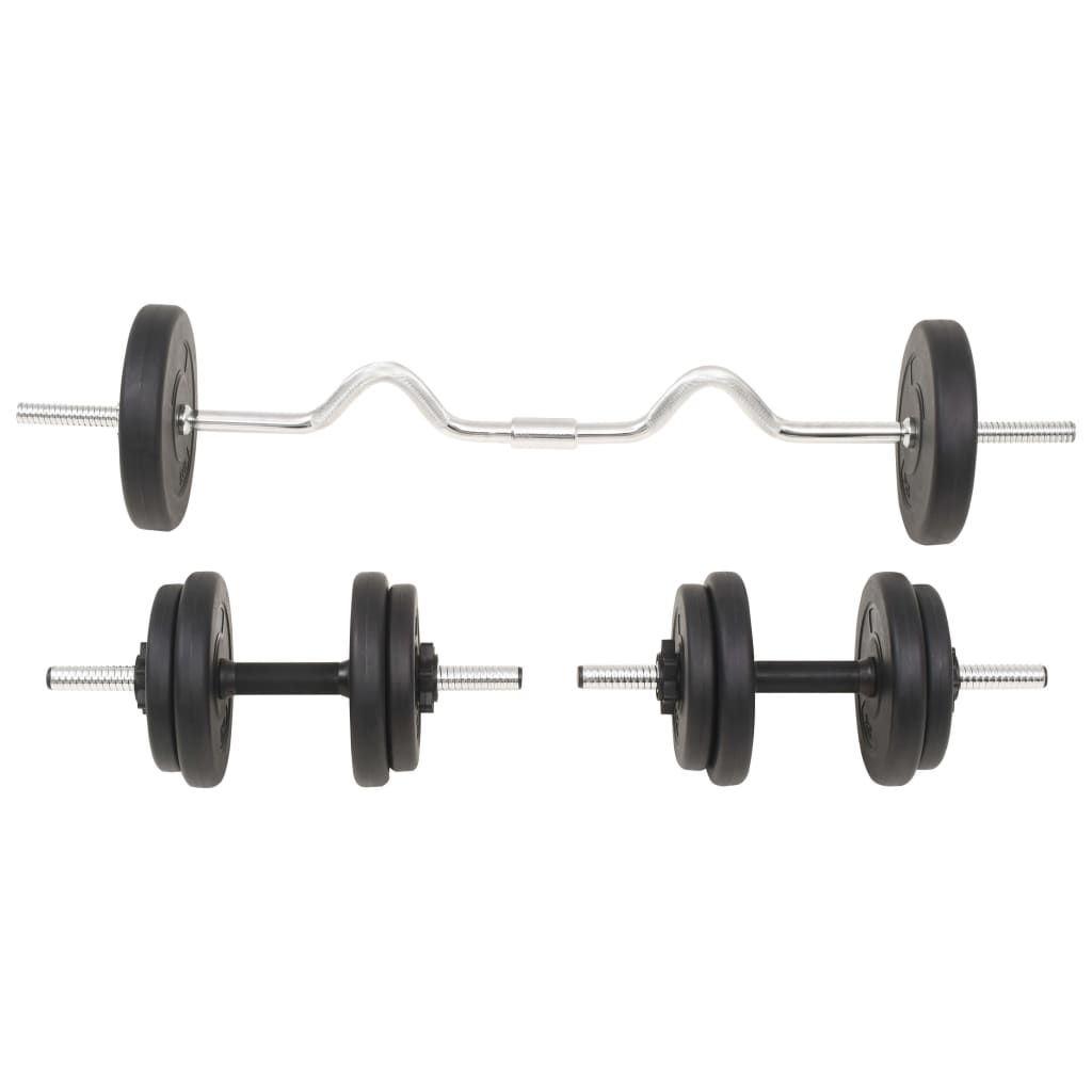 Set de haltere și gantere, 30 kg