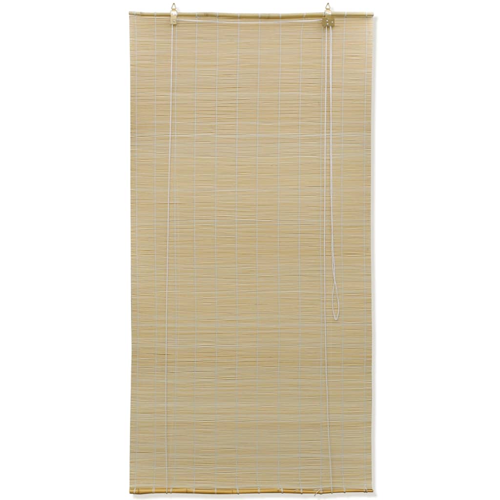 Jaluzea tip rulou, natural, 80x220 cm, bambus