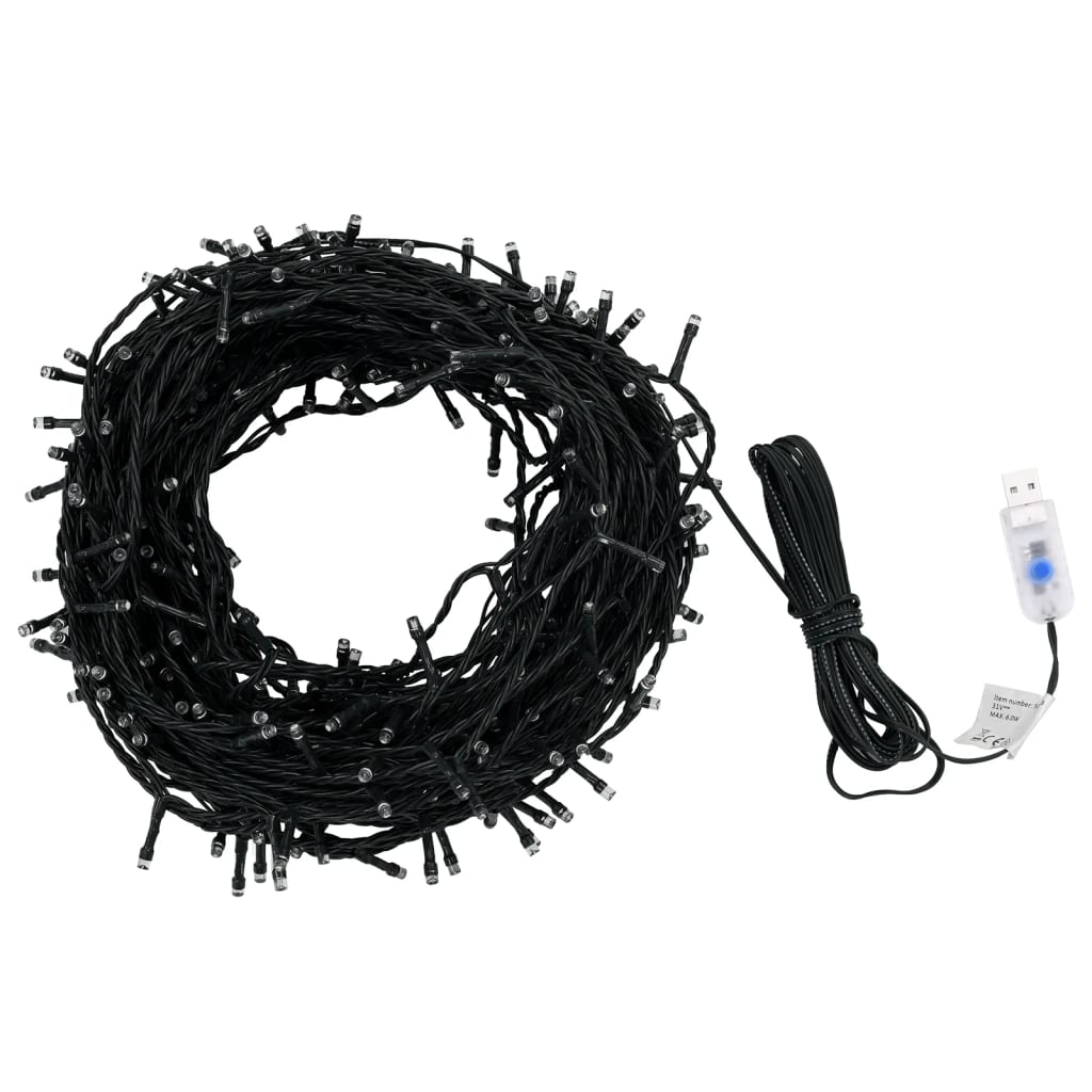 Instalație de lumini 400 LED-uri, alb rece, 40 m, int./ext.