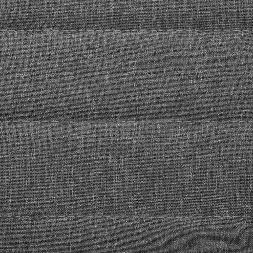 Scaune de bucătărie, 2 buc., gri deschis, material textil