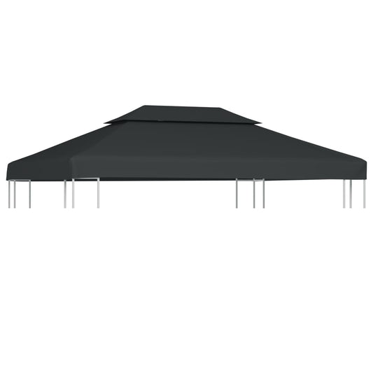 Acoperiș de pavilion, 2 niveluri, antracit, 4x3 m, 310 g/m²