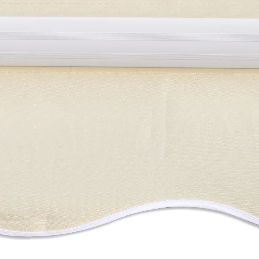 Copertină reglabilă acționată manual, 300 cm, crem