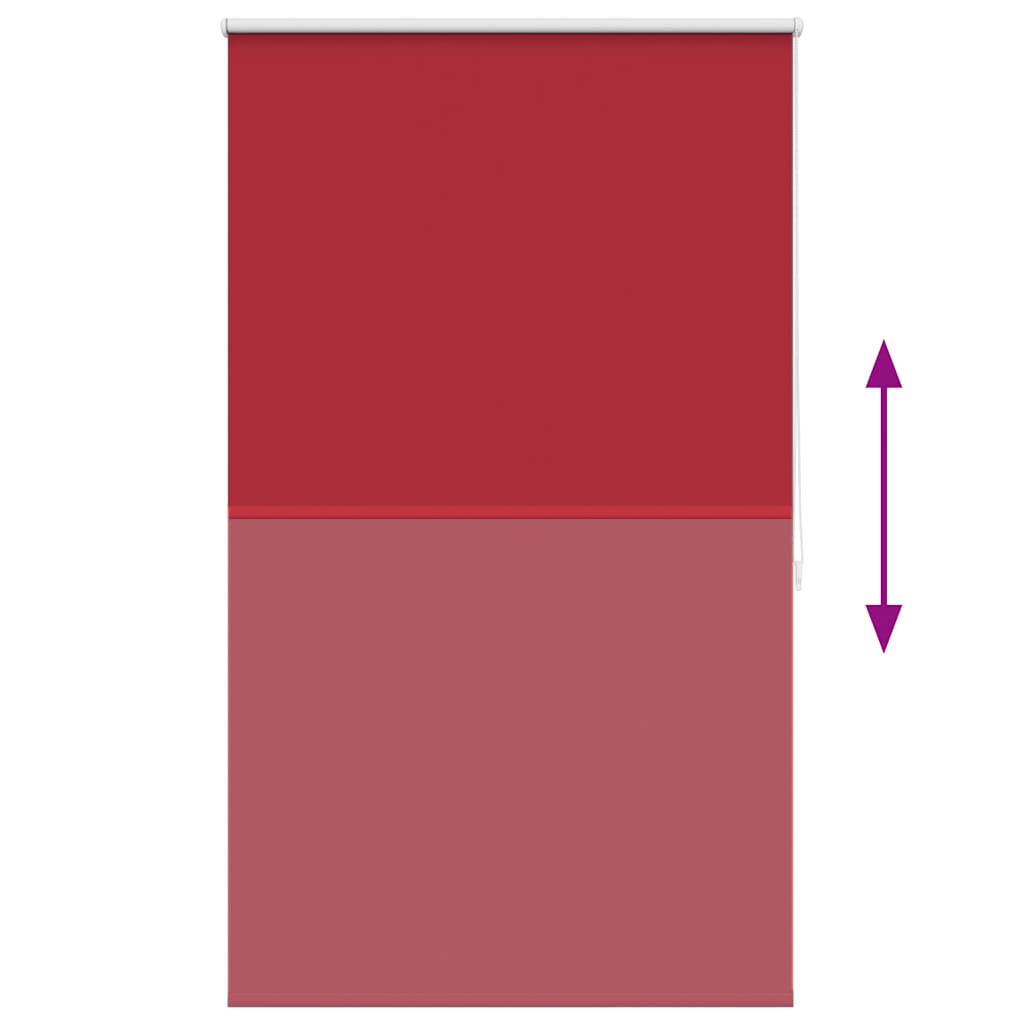 Rolling blackout blind, 80 x 175 cm, red