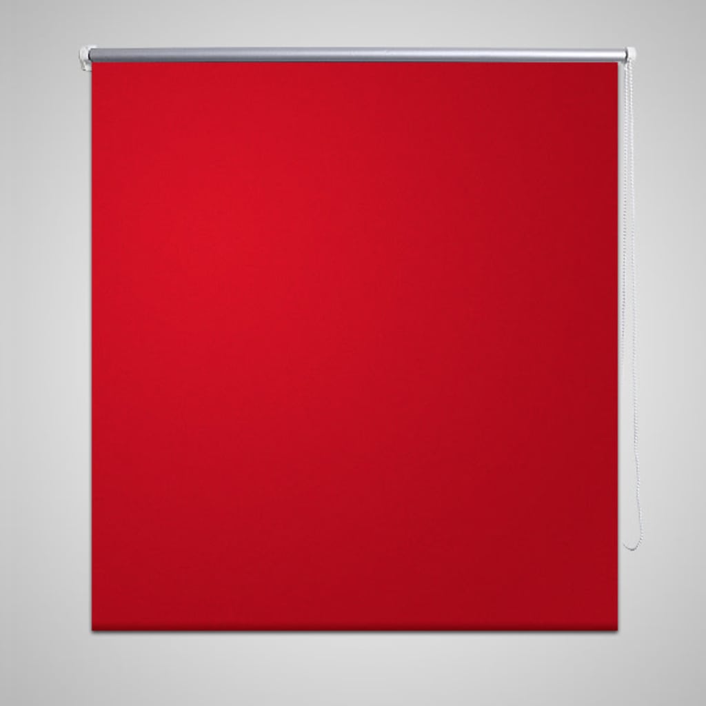 Rolling blackout blind, 80 x 175 cm, red