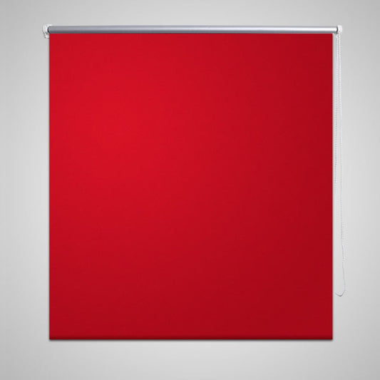Rolling blackout blind, 80 x 175 cm, red