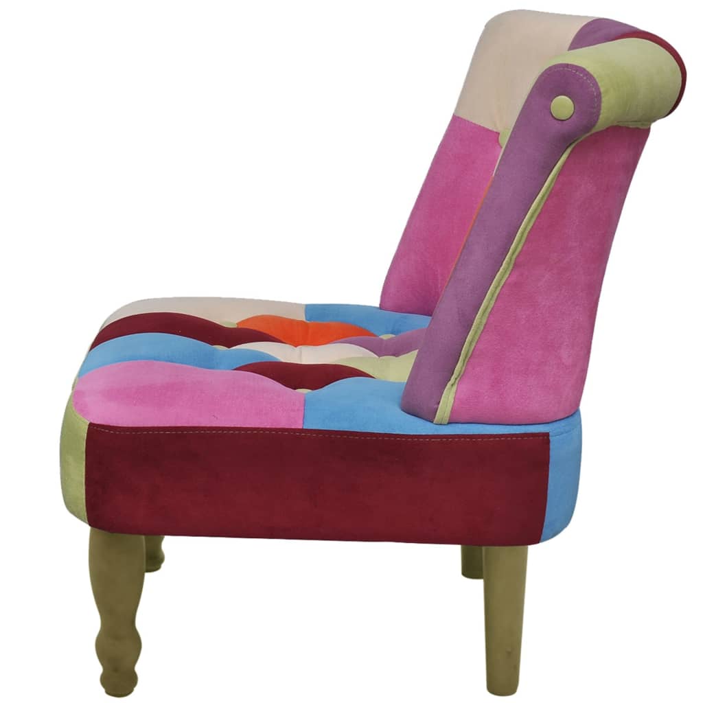 Fotoliu franțuzesc, model mozaic, material textil