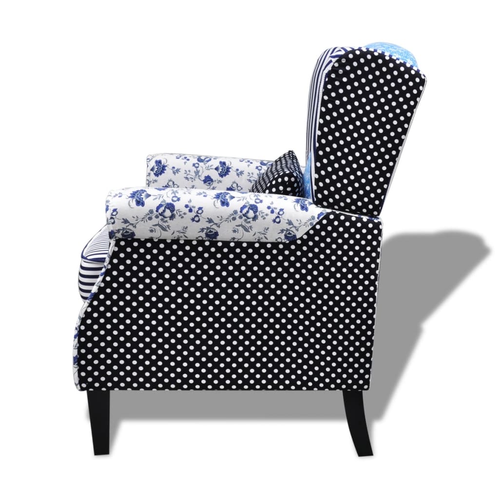 Fotoliu, design mozaic, material textil