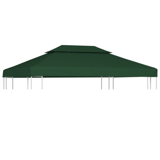 Spare pavilion roof awning, green, 3x4 m, 310 g/m²