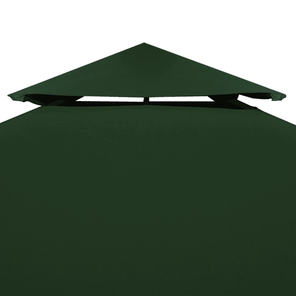 Spare pavilion roof awning, green, 3x4 m, 310 g/m²