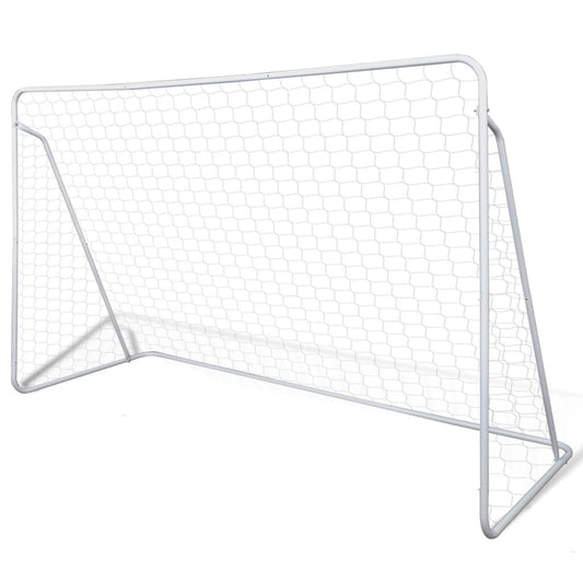 High quality steel soccer goal set 240 x 90 x 150 cm