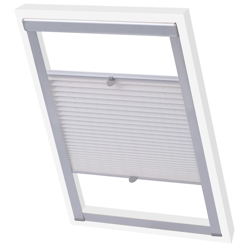 Pleated blinds C04, white