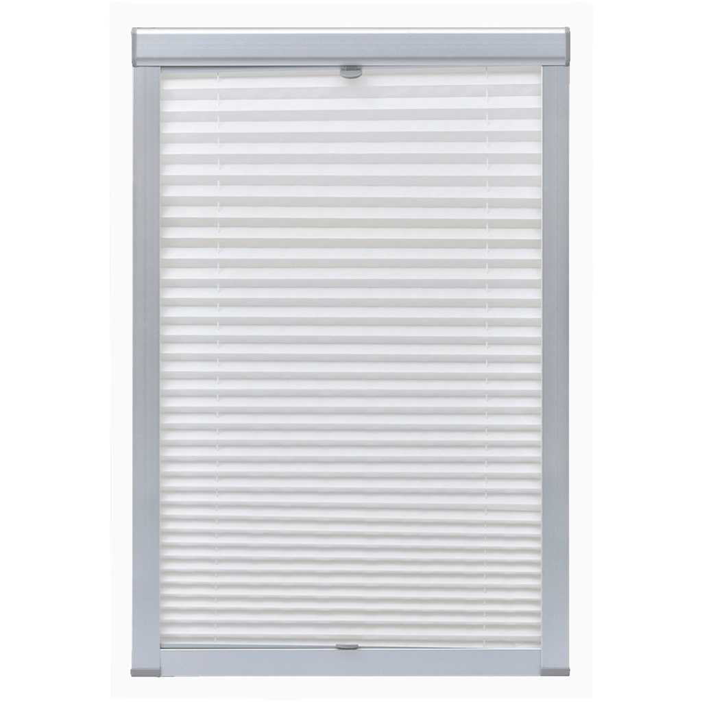 Pleated blinds C04, white