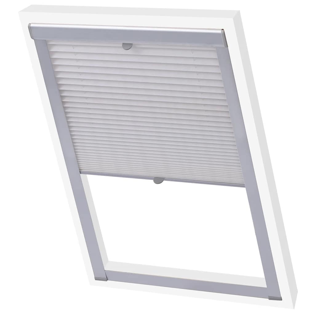 Pleated blinds C04, white