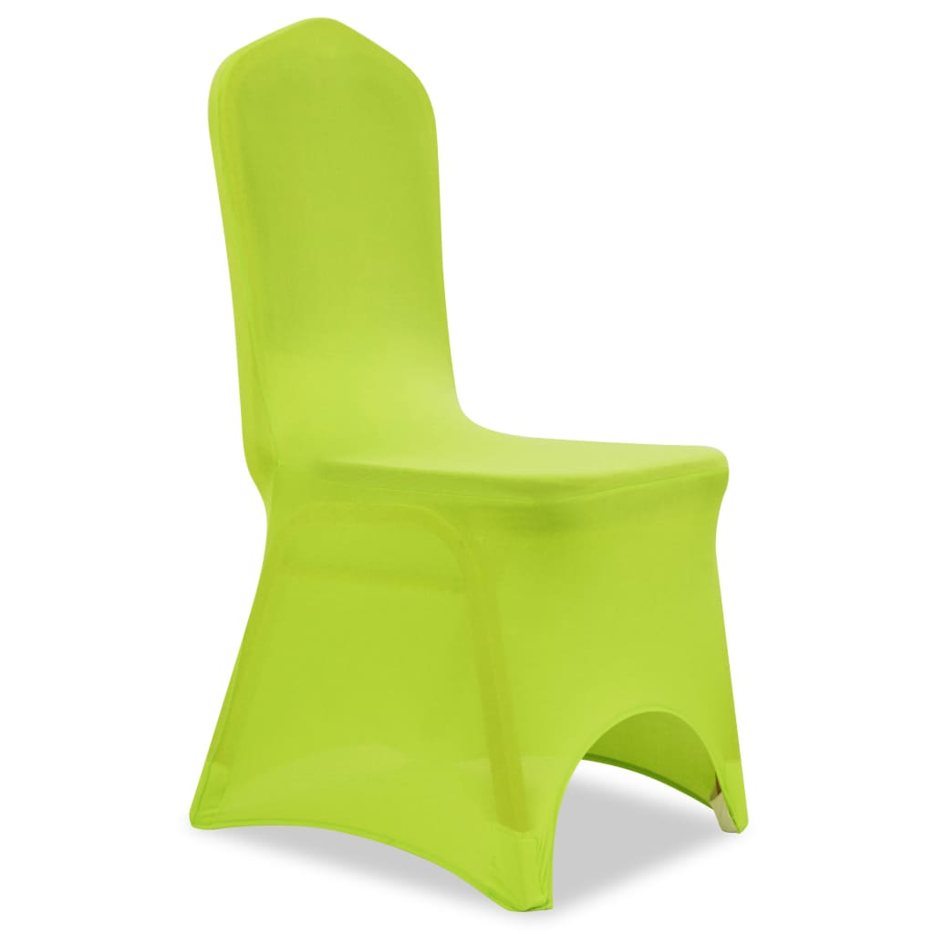 Husă de scaun elastică, 6 buc., verde