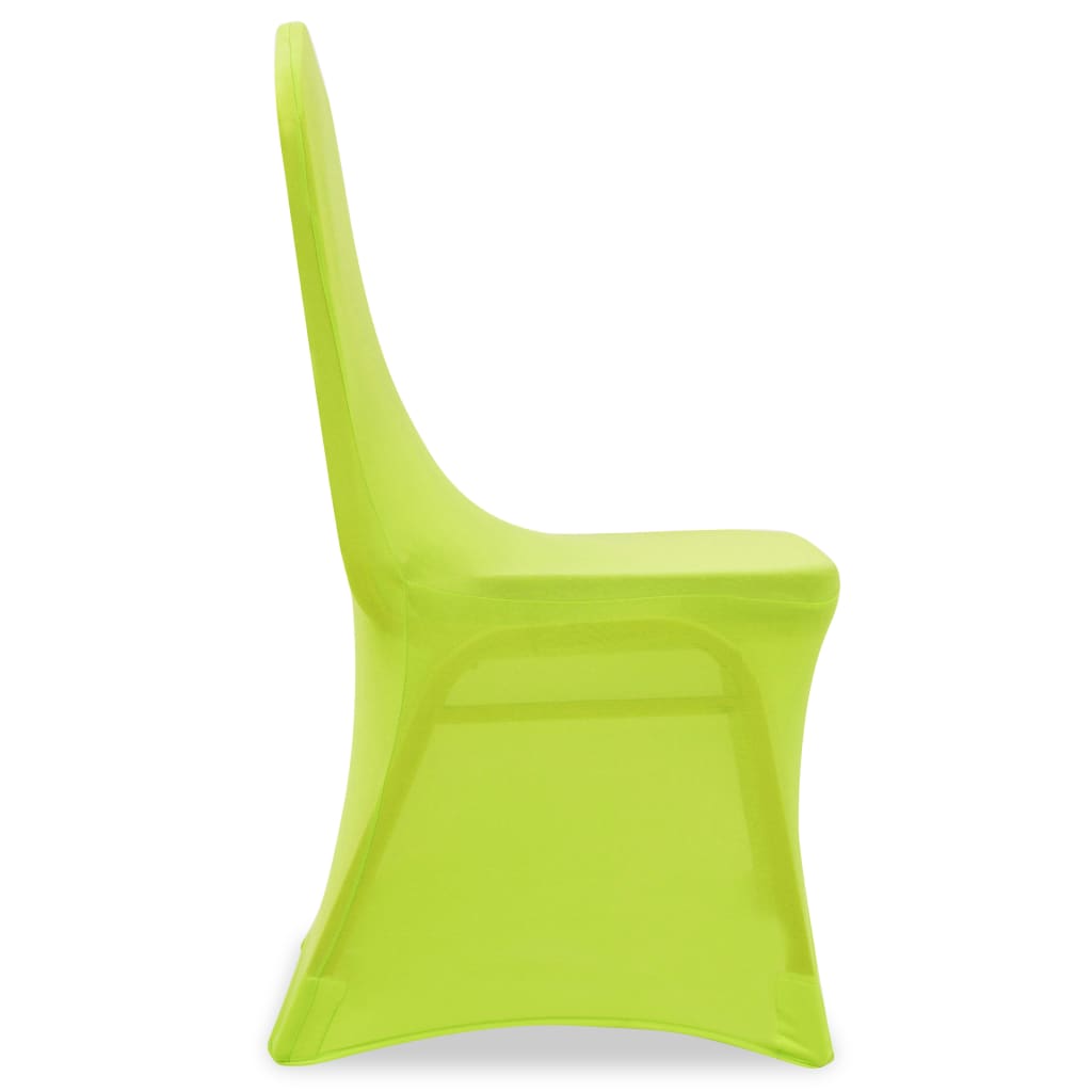 Husă de scaun elastică, 6 buc., verde