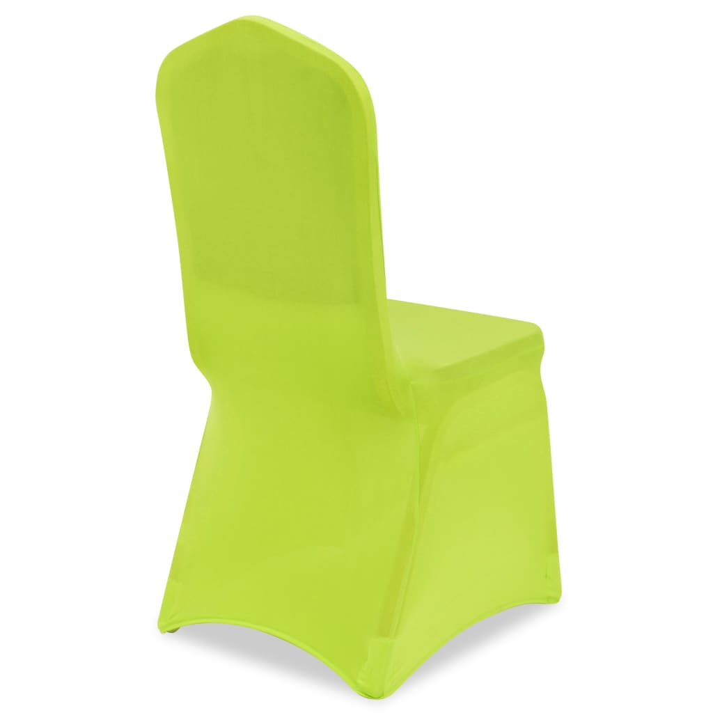 Husă de scaun elastică, 6 buc., verde