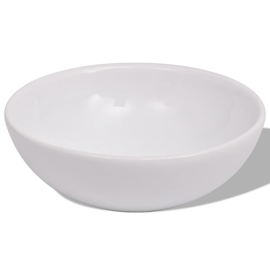 Set mobilier baie, 4 piese, bej, cu chiuvetă și robinet