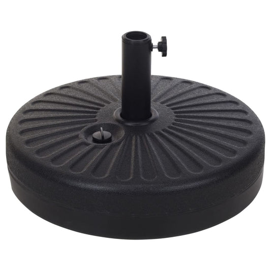 ProGarden Bază parasolar, negru, 22 Litri, 51 cm