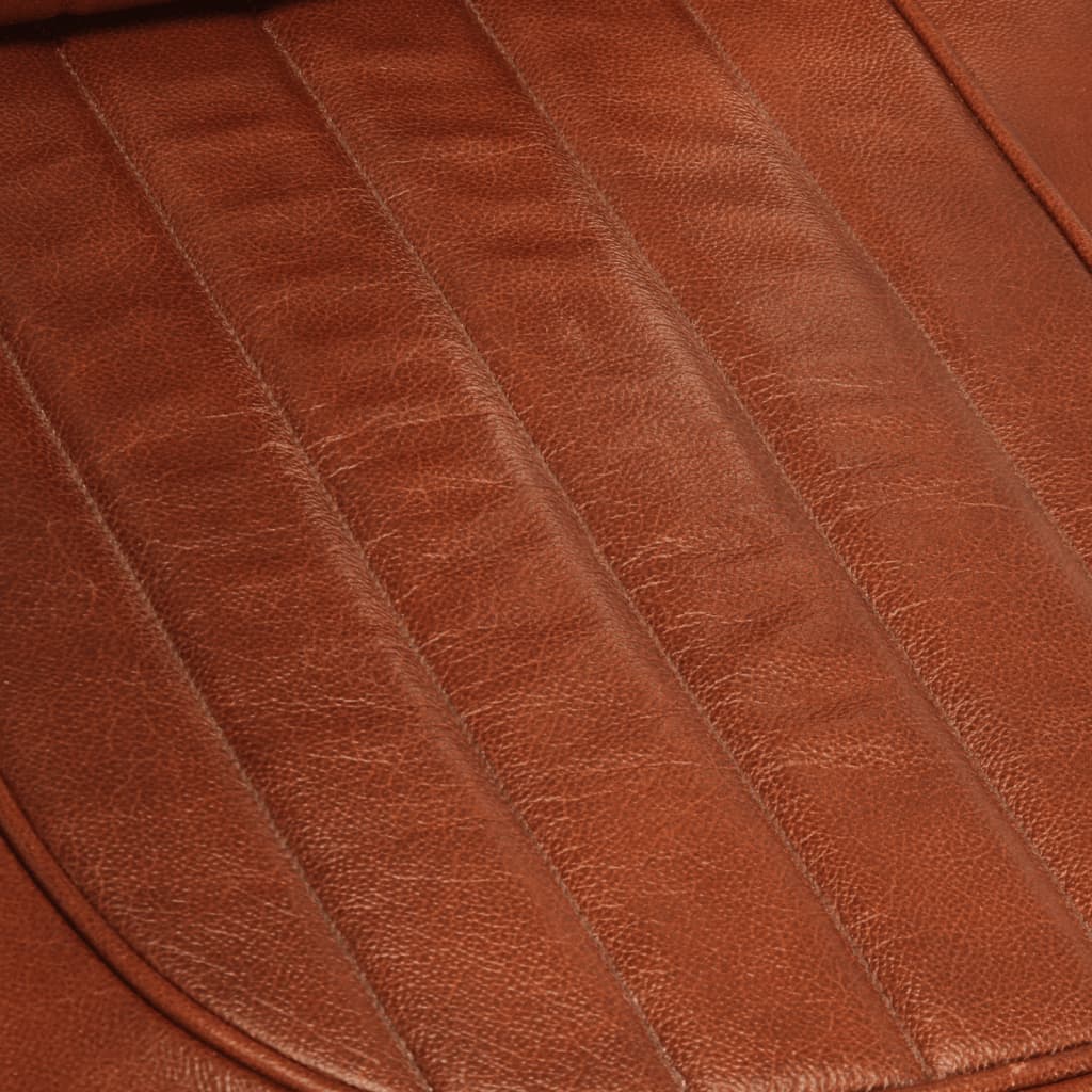 Fotoliu aviator, maro, piele naturală