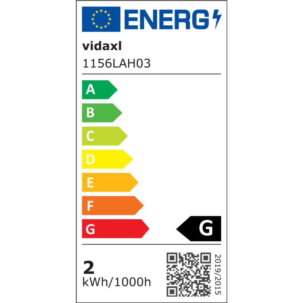 Lustră cu becuri cu filament, negru, 2 W, E27