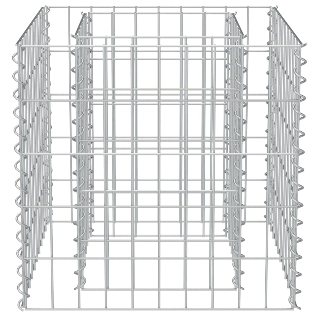 Strat înălțat gabion, 50 x 50 x 50 cm, oțel galvanizat