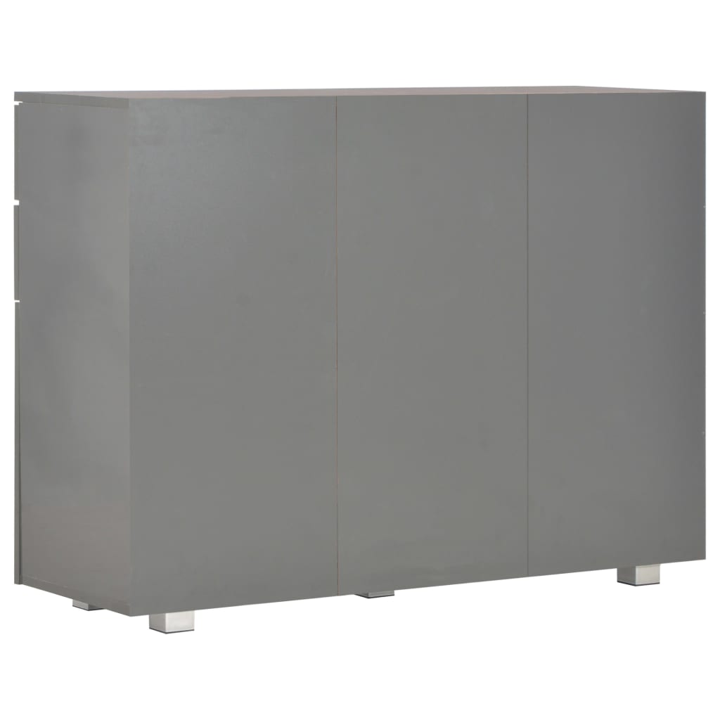 Dulap, gri extralucios, 107x35x80,5 cm