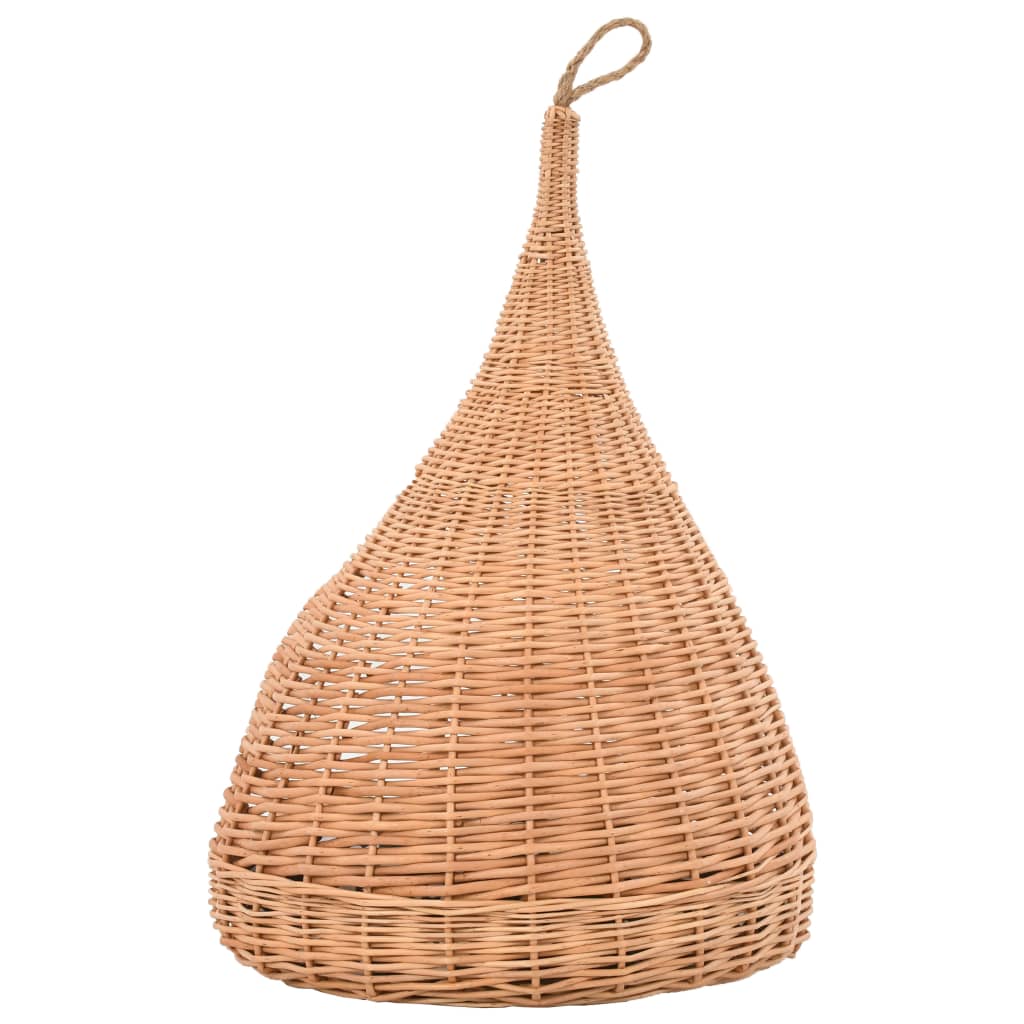 Casă pentru pisici cu pernă, 40x60 cm, salcie naturală, teepee