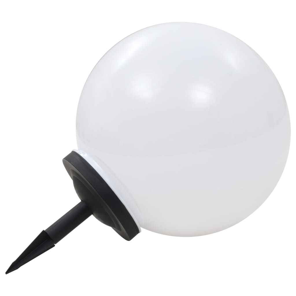 Lămpi solare de exterior, 2 buc., 40 cm, RGB, sferic, LED