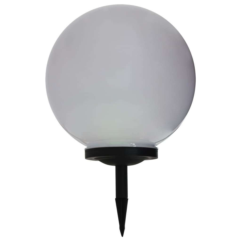 Lămpi solare de exterior, 2 buc., 40 cm, RGB, sferic, LED