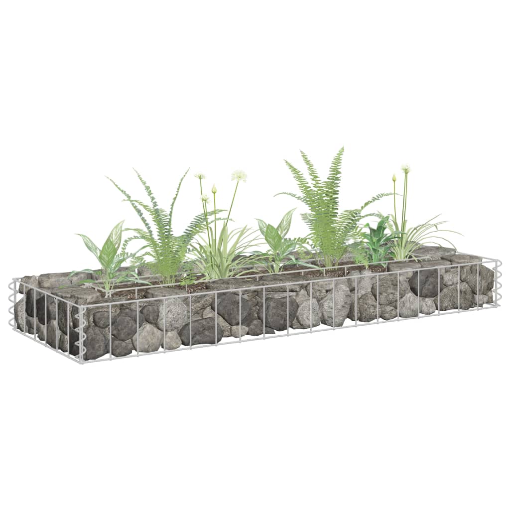 Strat înălțat gabion, 90 x 30 x 10 cm, oțel galvanizat