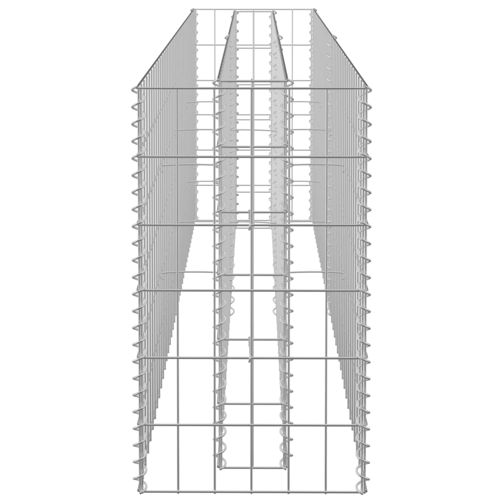 Strat înălțat gabion, 180 x 30 x 60 cm, oțel galvanizat