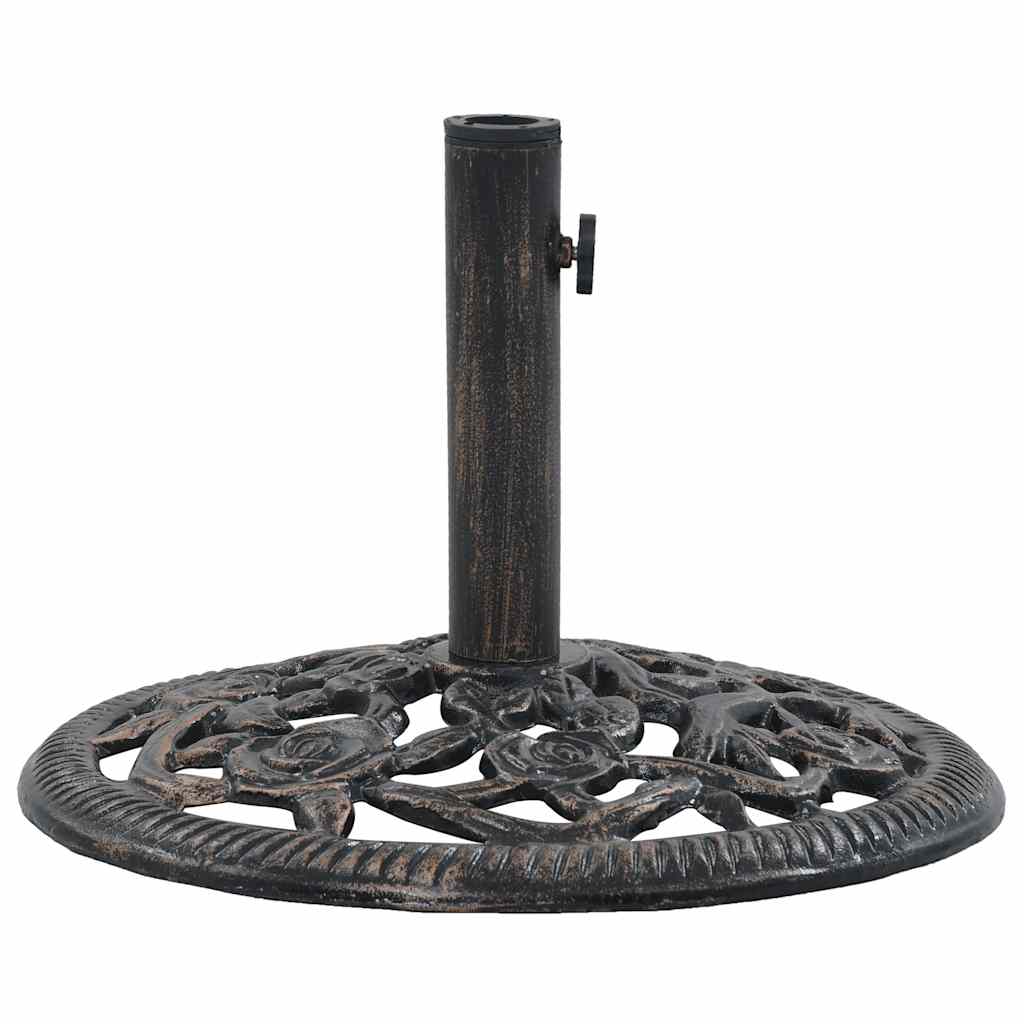 Umbrella stand, bronze, 12 kg, cast iron, 48 cm