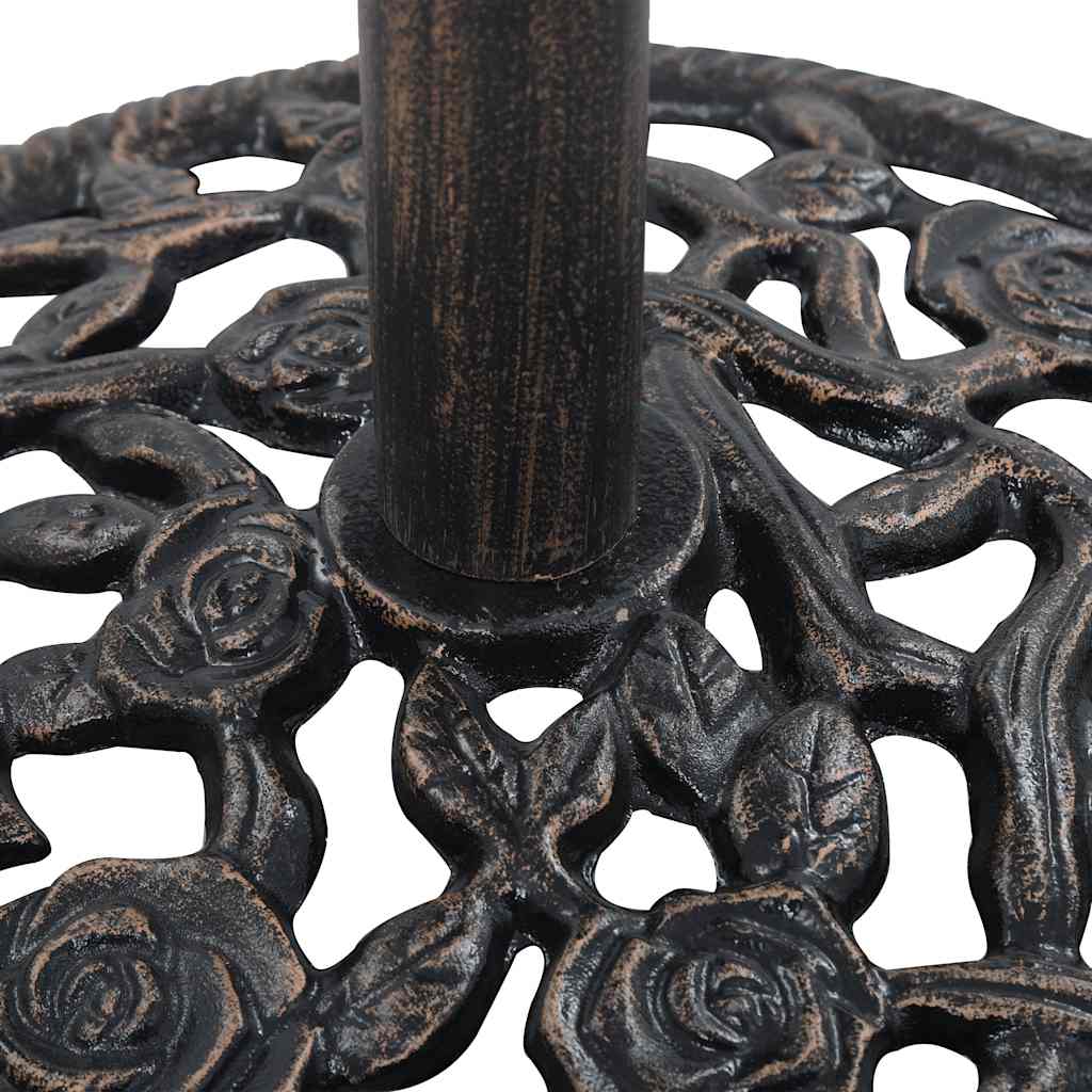 Umbrella stand, bronze, 12 kg, cast iron, 48 cm