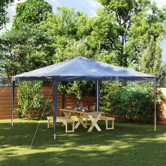 Party tent, blue, 4 x 4 m