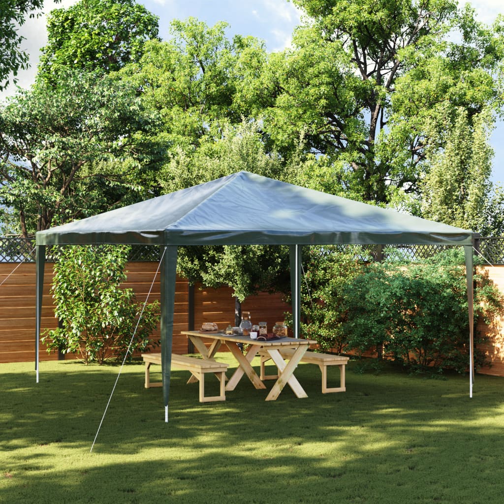 Professional party tent, green, 4 x 4 m, 90 g/m²