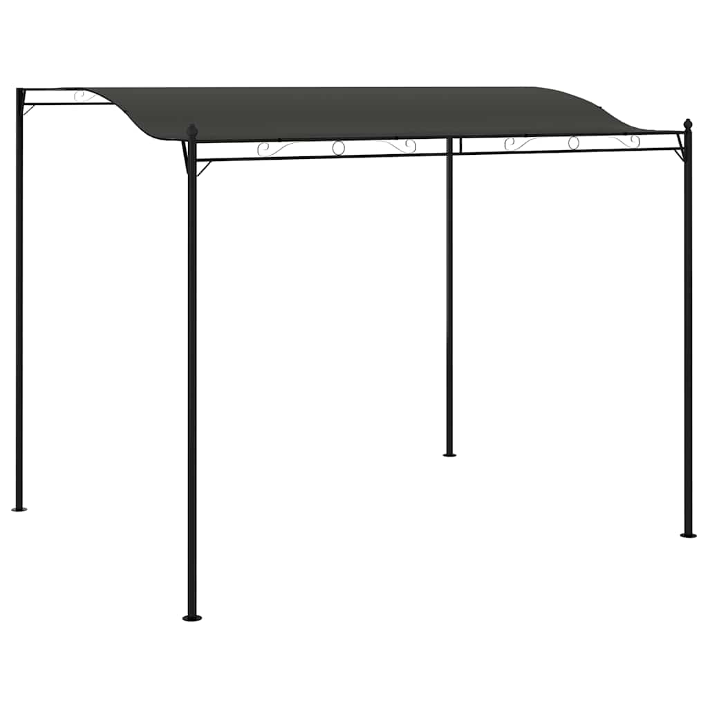 Copertină de soare, antracit, 3 x 2,4 m