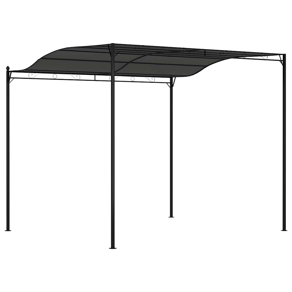 Copertină de soare, antracit, 3 x 2,4 m