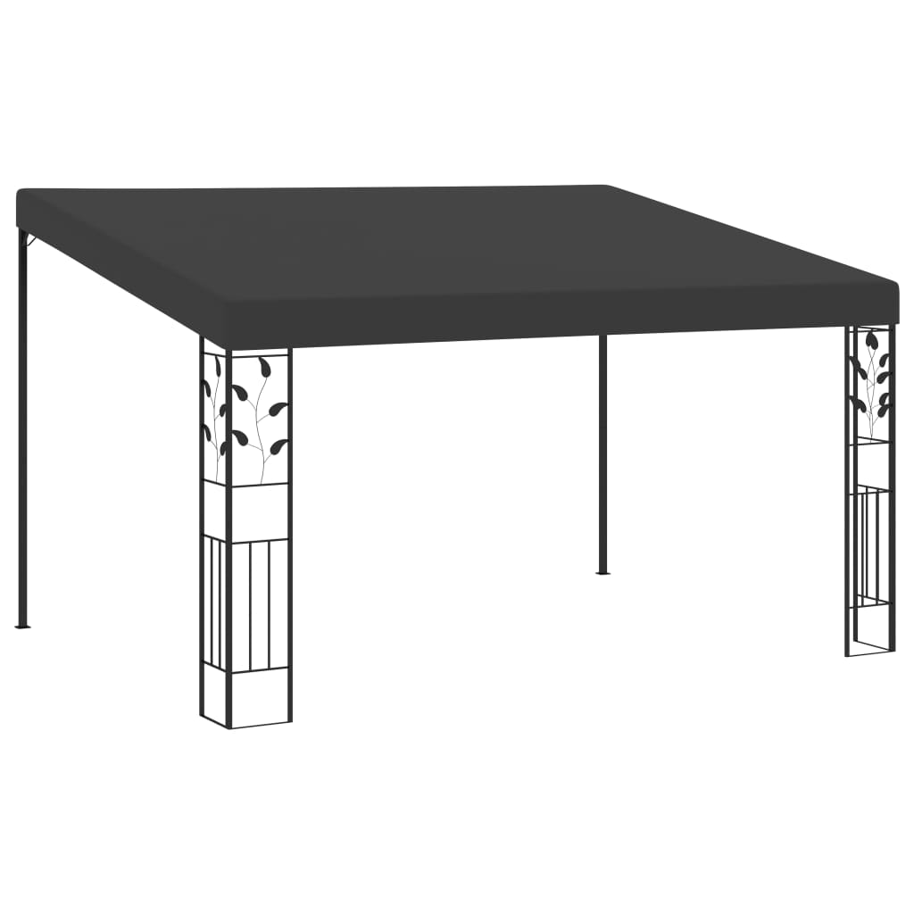 Pavilion de perete, antracit, 4 x 3 x 2,5 m