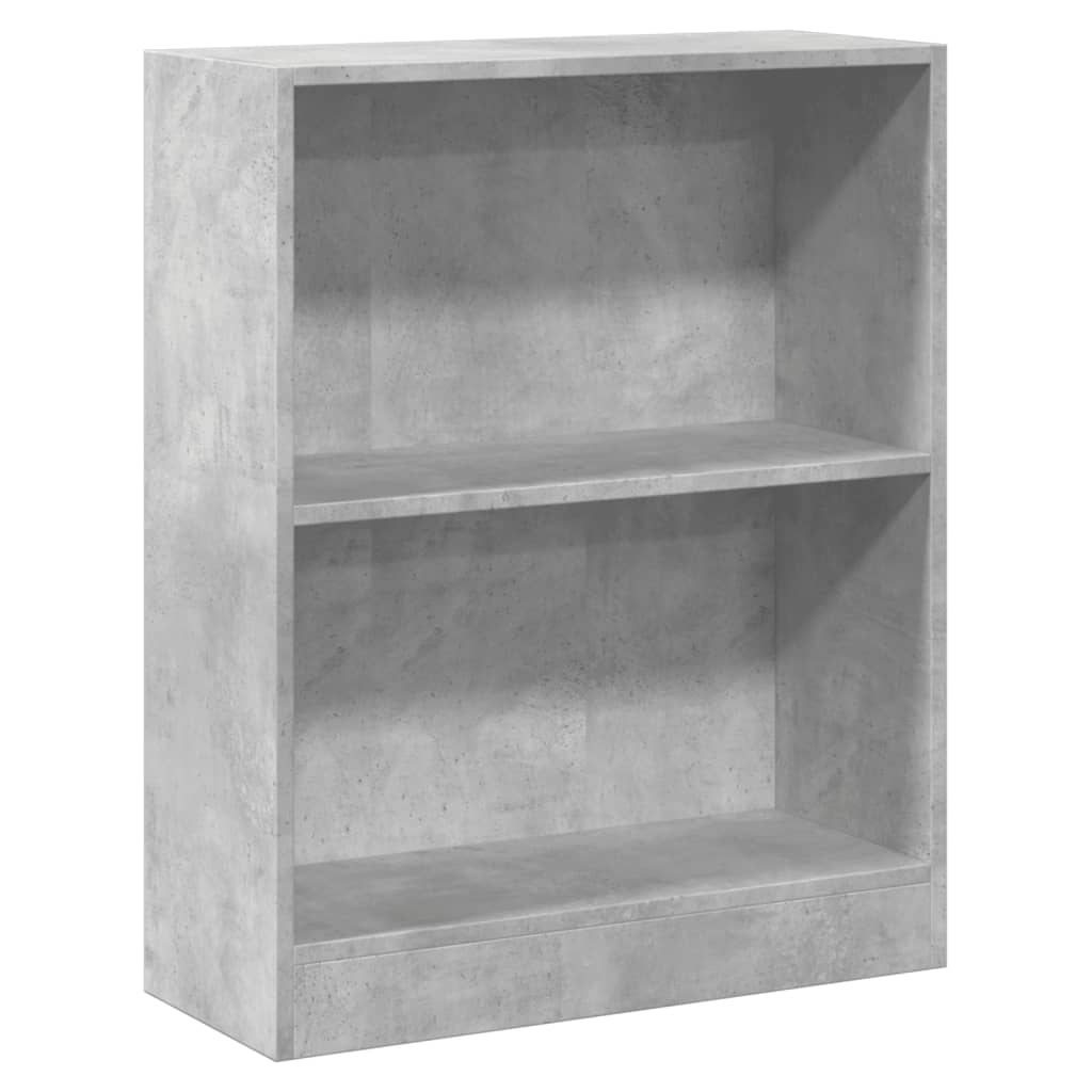 Bookcase, concrete grey, 60x24x74.5 cm, composite wood