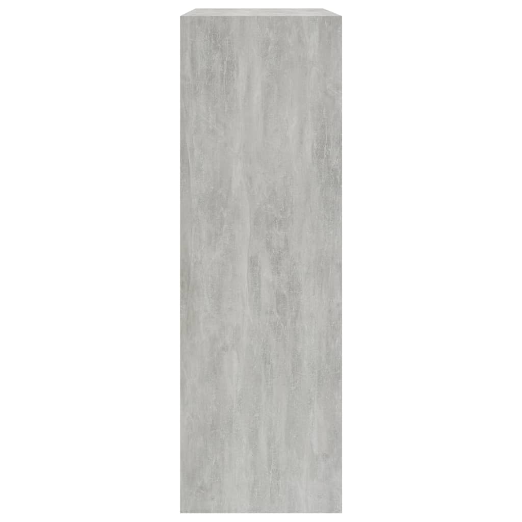 Bookcase, concrete grey, 60x24x74.5 cm, composite wood