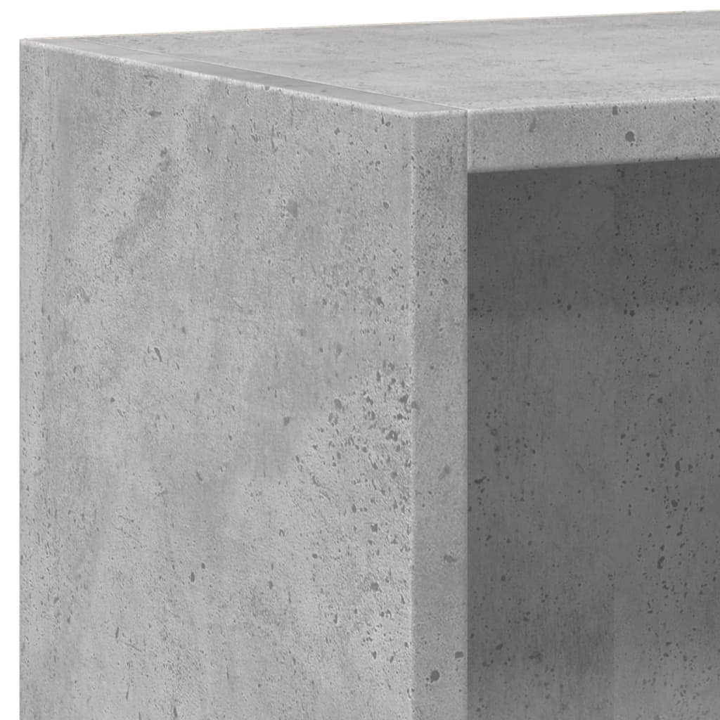 Bookcase, concrete grey, 60x24x74.5 cm, composite wood
