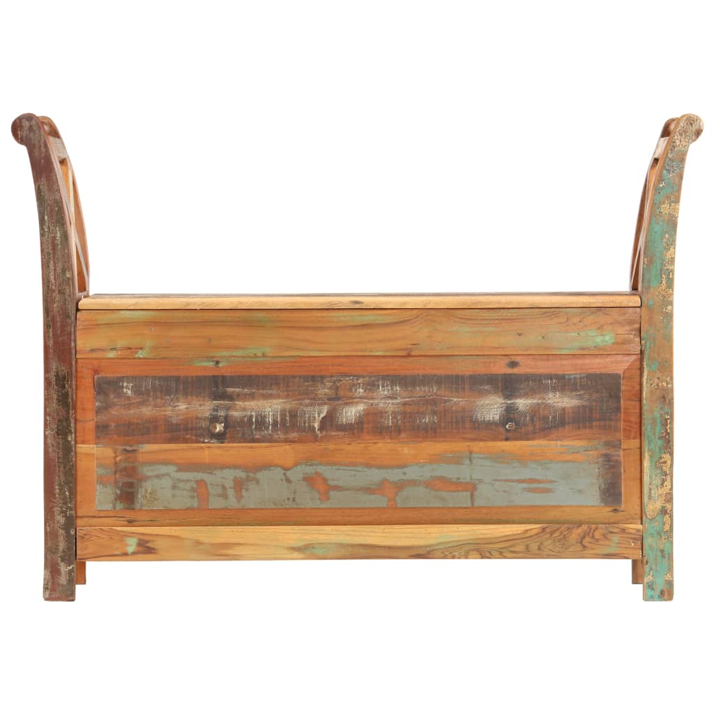 Bancă de hol, 103 x 33 x 72 cm, lemn masiv reciclat