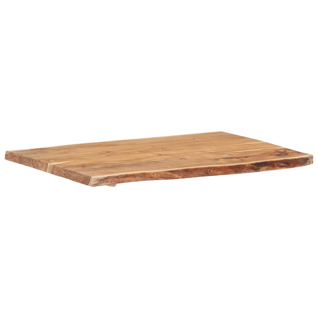 Blat de masă, 100x(50-60)x3,8 cm, lemn masiv de acacia