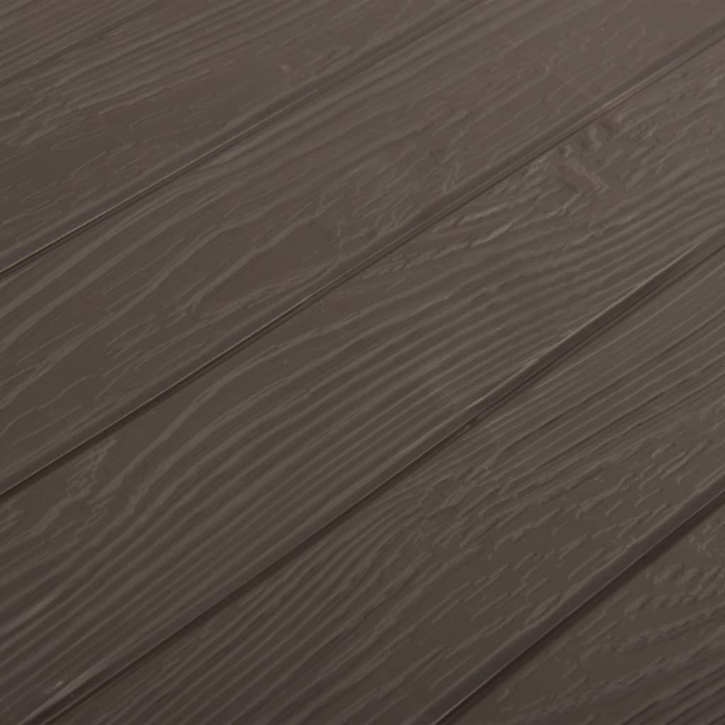 Ladă de depozitare pentru grădină, maro, 116 x 44 x 55 cm