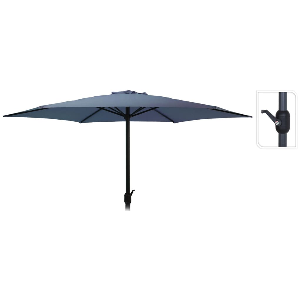 ProGarden Umbrelă de soare de grădină Monica, albastru închis, 270 cm