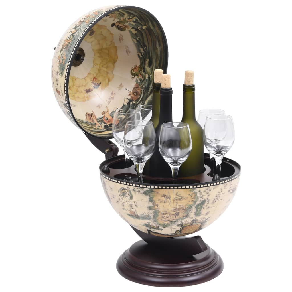 Bar tip glob pământesc suport sticle vin, alb, eucalipt