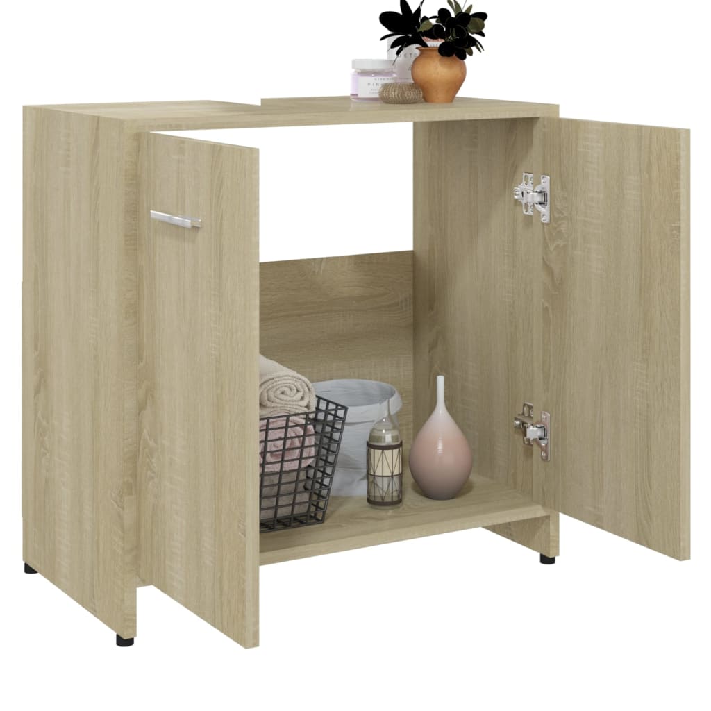 Bathroom cabinet, Sonoma oak, 60 x 33 x 61 cm, chipboard