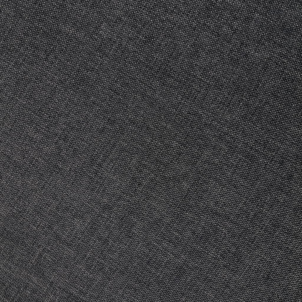 Scaune de bucătărie pivotante, 2 buc., gri, material textil