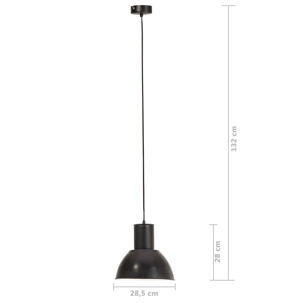 Lampă suspendată, negru, 28,5 cm, 25 W, E27, rotund